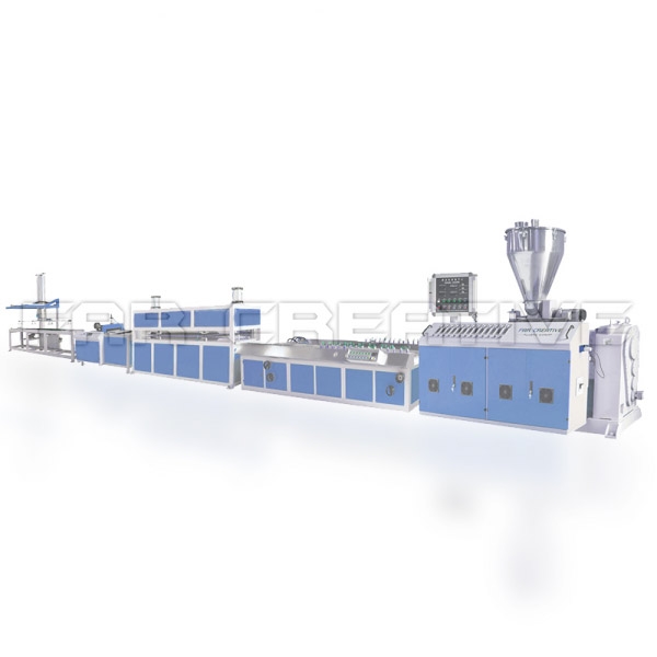 Wood Plastic Composite Machine PVC Profile Extrusion Production Line