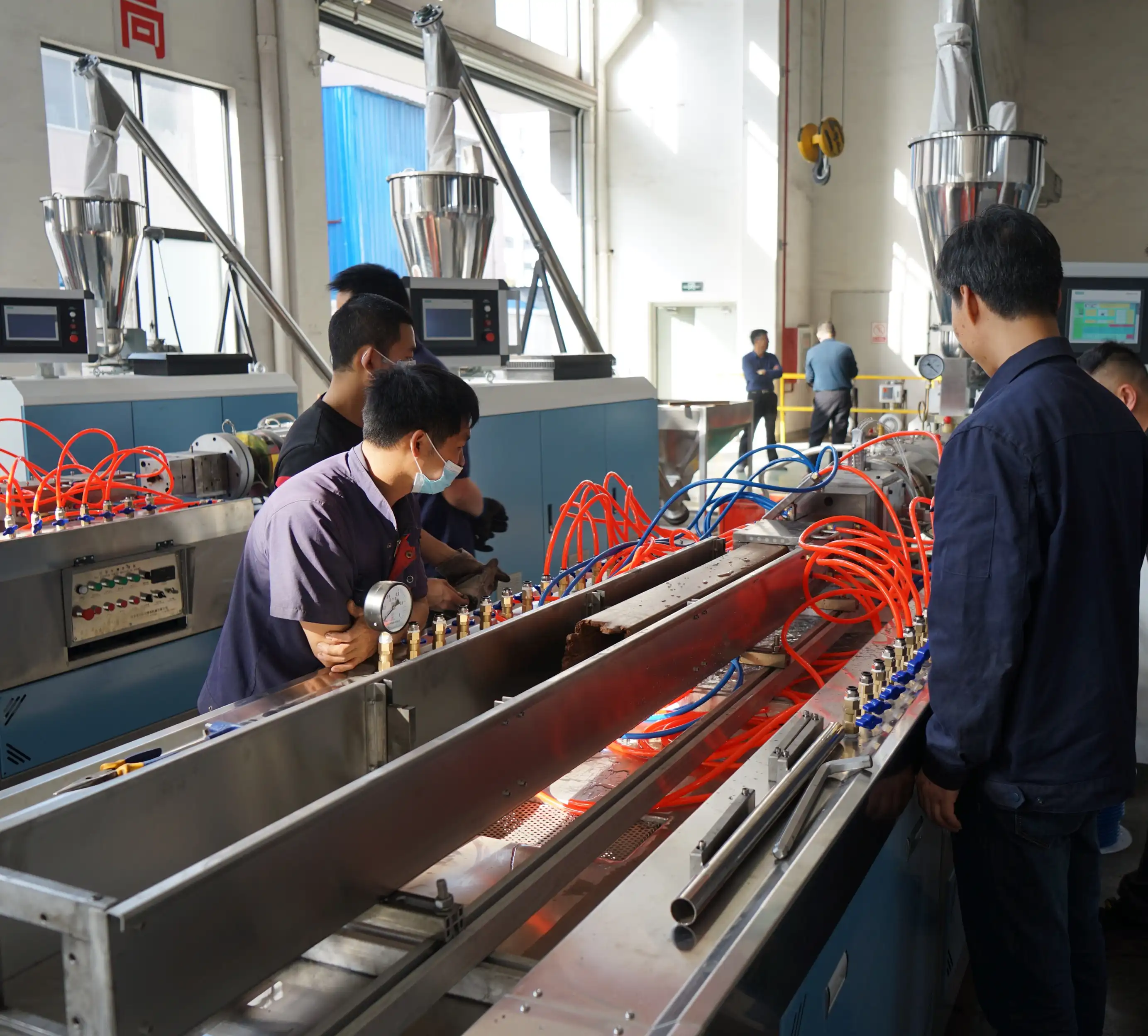 wpc extrusion line