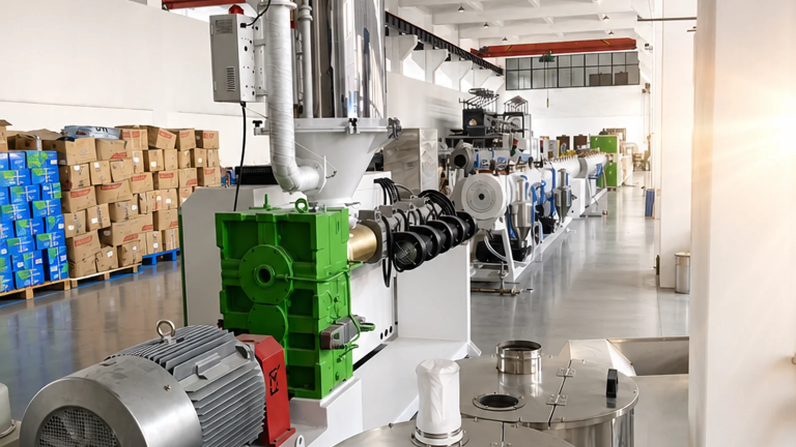 Small Diameter HDPE Pipe Production Line